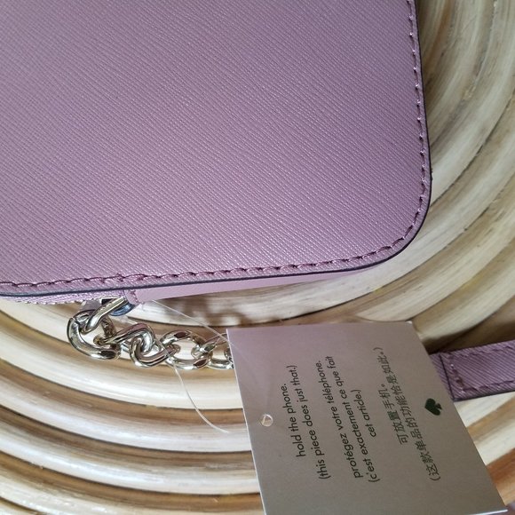 Kate Spade double zip Small Crossbody dusty peony - Picture 6 of 10